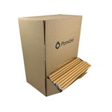 thumbnail of Pomebio Papieren Rietjes - Kraft - 8x195 mm - Dispenserbox 500 stuks