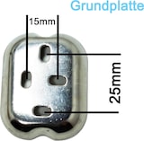 thumbnail of Handtuchring Edelstahl matt gebürstet mit verdeckter Befestigung