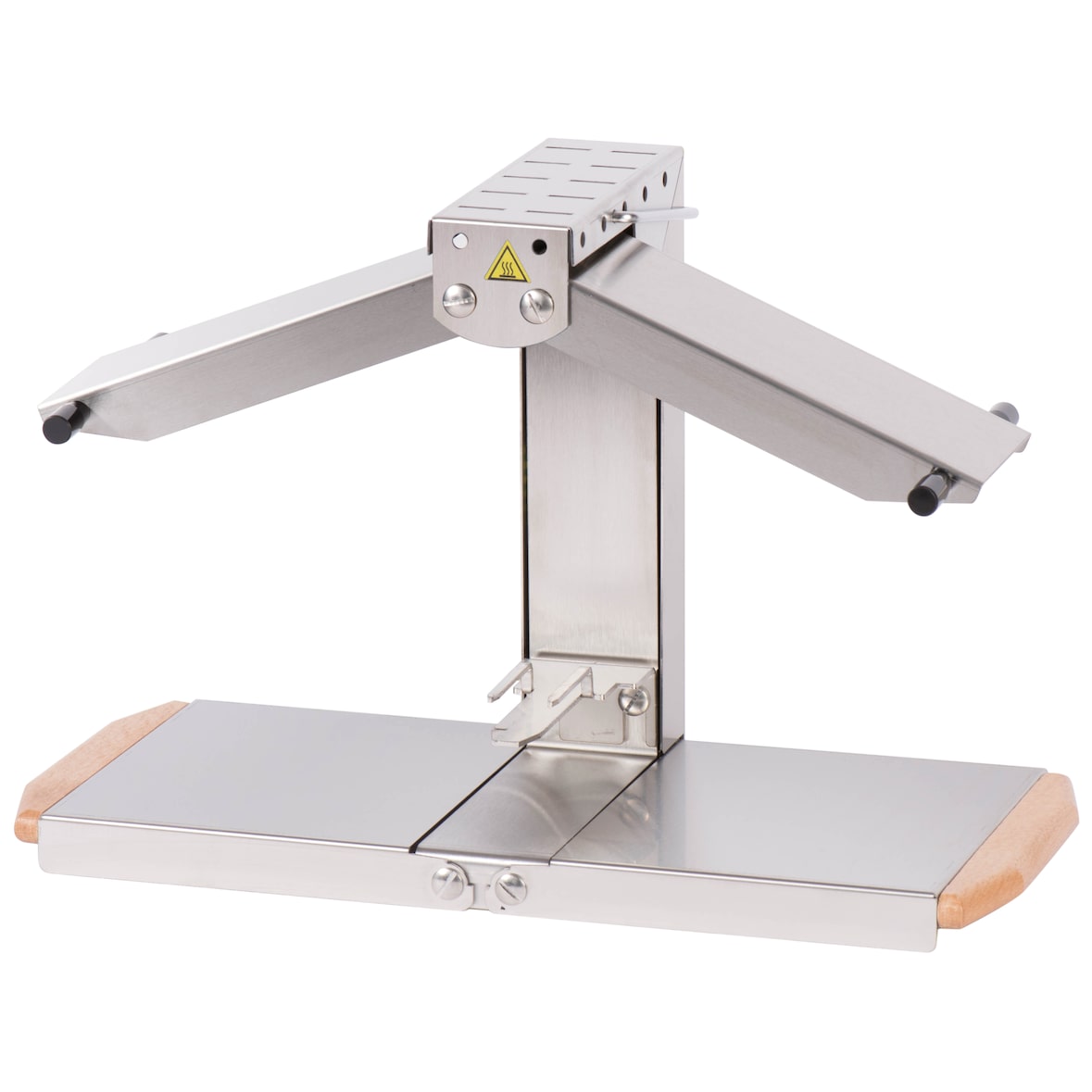 Louis Tellier - Appareil à raclette - Brézière® Bron Coucke 230V 850W, Inox poignées bois - BREZ01NX