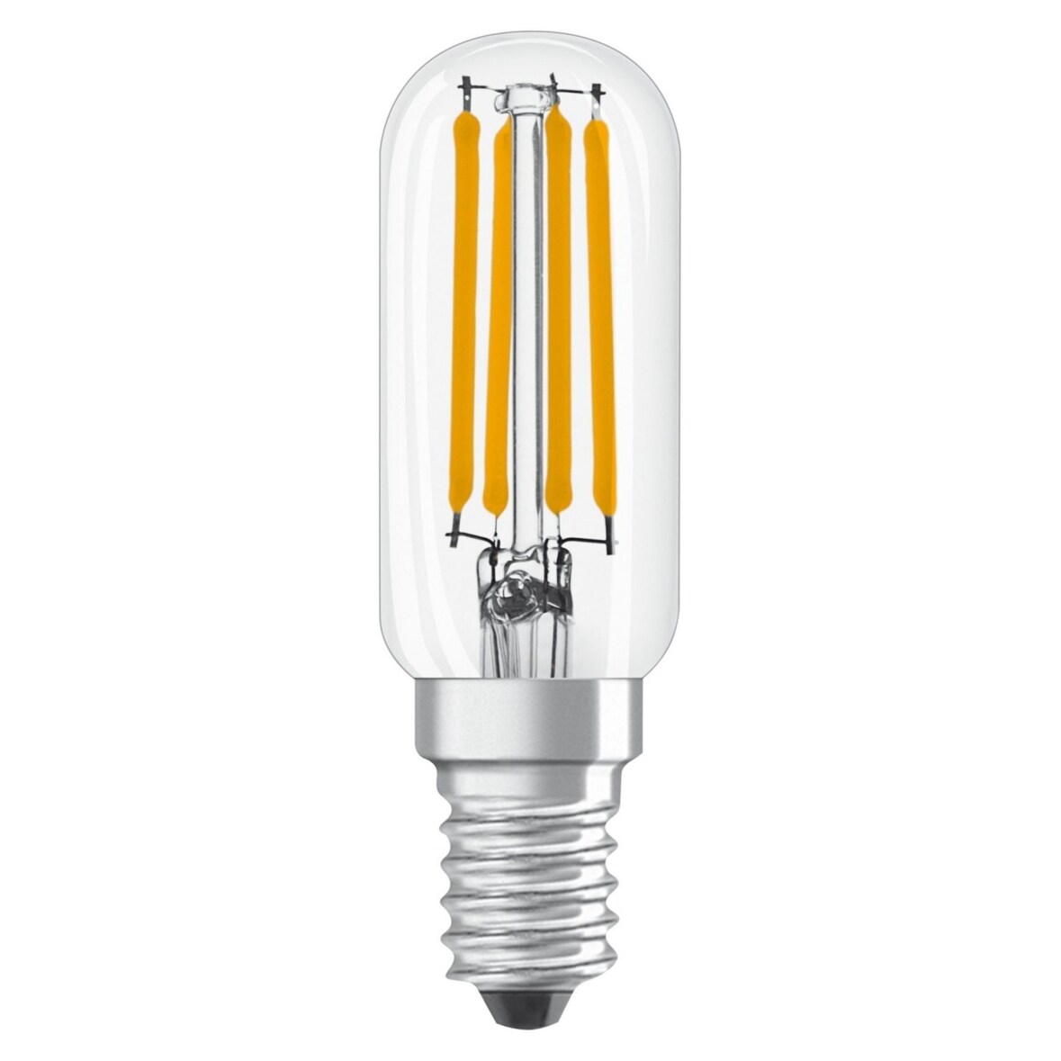 OSRAM LED STAR T26 55 BOX Warmweiß Filament Klar E14 Kühlschranklampe, 432963