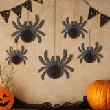 thumbnail of WellHome - Conjunto de 5 aranhas decorativas para o Halloween