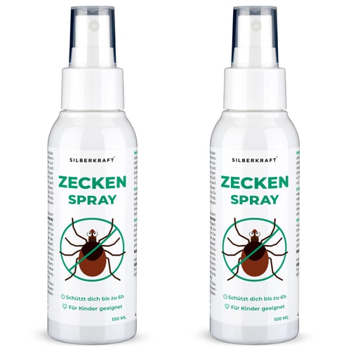 Zeckenspray Zeckenschutz - Anti Zecken Spray: 2 x 100 ml