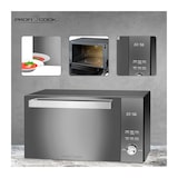thumbnail of Microondas ProfiCook MWG 1204, c/ Grill, 23 Litros, Easy Clean, Inicio Rápido, Bloqueio Infantil, Inox, 1280W