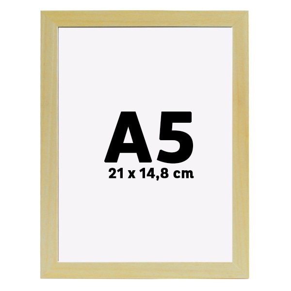 Cadre Bois A5 Profile 30 mm Naturel