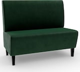 thumbnail of Gastro Sitzbank Paris | 160 cm breit | Samtstoff in Grün | Glatt | Dinerbank