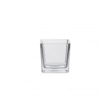 thumbnail of Glazen kaarsenhouder/pot 6x6x6 cm (vierkant)