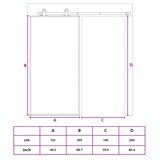 thumbnail of vidaXL Schiebetür ESG-Glas und Aluminium 102x205 cm Schwarz