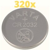 thumbnail of 320x Varta Lithium 3V CR2032-P Bulk 3V/220mA lose CR 2032