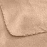 thumbnail of 3er Set Polar Fleecedecke 130x160 cm, OEKO-TEX ca. 400g Gewicht, mit Antipilling & Kettelrand - Farbe beige