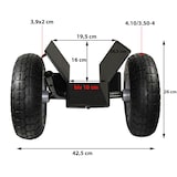 thumbnail of Plattenroller 275kg Plattenwagen mit Griff Klemmwagen 0-10cm Klemmplatte P4