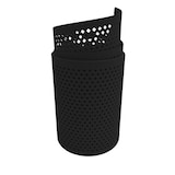 thumbnail of zaun|zu® Sichtschutzstreifen Premium Gelocht Diamant-Muster für Doppelstabmatten Schwarz 2,55 m