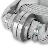 thumbnail of EBERTH Manguera plana con acoplamiento Storz 52-C, longitud de 30 m, diámetro de 2 pulgadas, manguera de tejido, manguera industrial