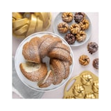 thumbnail of Nordic ware 75th anniversary mini tortiera 12 impronte da cm 8,9 in corda intrecciata, alluminio pressofuso qualità extra