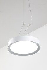 thumbnail of PLATE – 30W LED-Pendelleuchte IP40 CRI90, CCT-Schalter 2700-3000-4000K, schwarze Aluminiumstruktur - Rossini Illuminazione