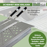 thumbnail of DREIBREIT by TRUTZHOLM 3-fach Auffahrrampe klappbar Alu  255cm 115 cm Breite 1020kg grau gelocht