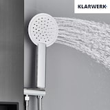 thumbnail of BEN | Douchepaneel regendouchekop douche RVS | Zwart geborsteld massagedouche-douchesysteem Mengkraan douchekraan douchesysteem