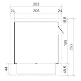 thumbnail of Quiosco de madera M149 – 205 x 199 cm – 4 m²