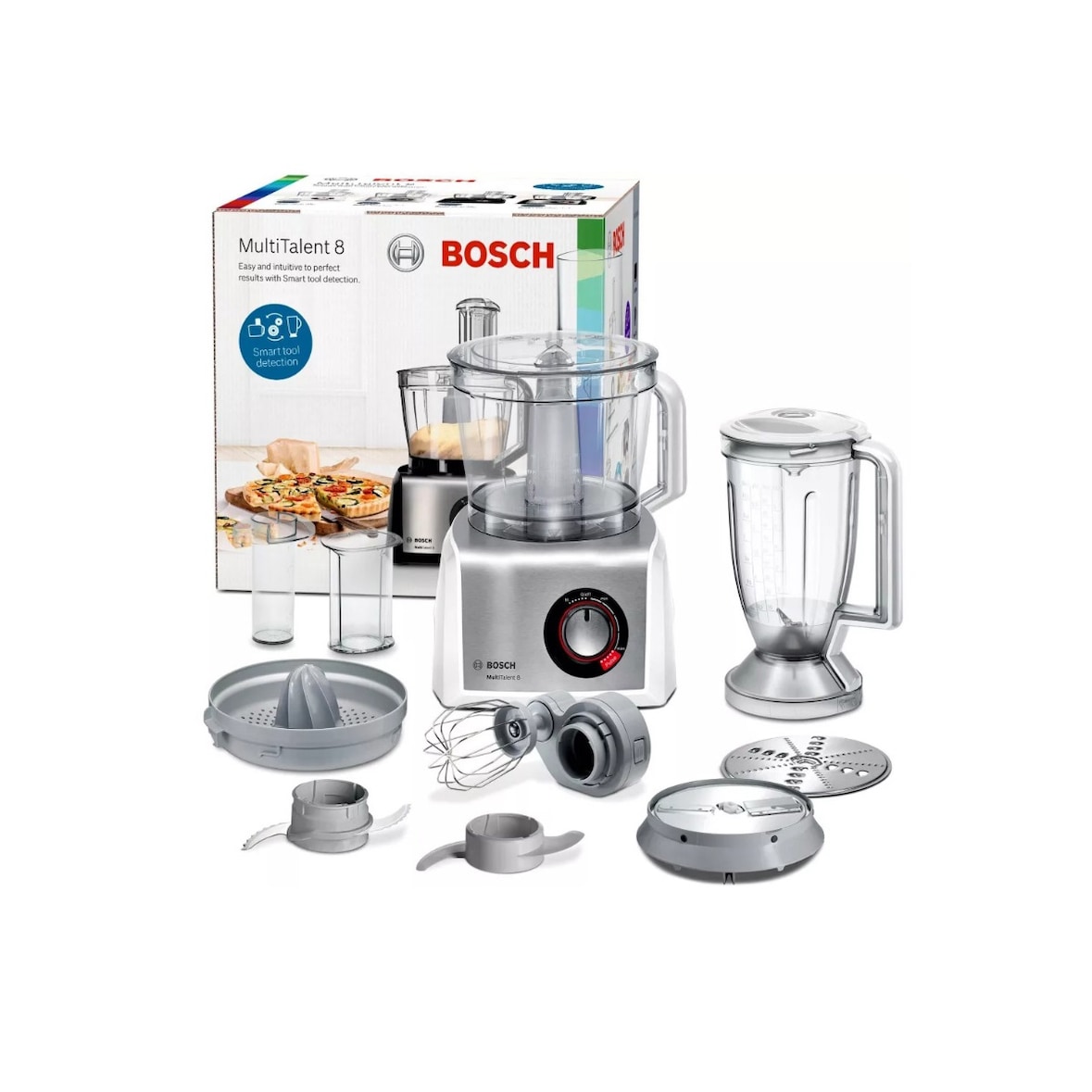 BOSCH robot multifonctions 3.9l 1250w blanc B1EMC812S8
