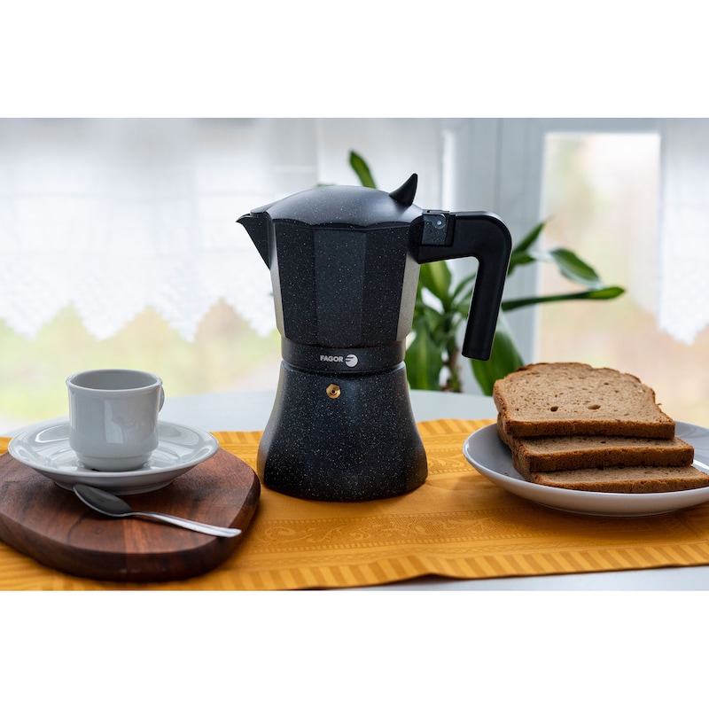 Forever Eva mokapot 3-kops aluminium mat | Oldenhof