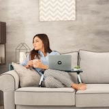 thumbnail of Relaxdays Laptoptisch für Bett & Couch, HxBxT: 26 x 63 x 40 cm, klappbarer Betttisch, MDF, Eisen, Notebooktisch, schwarz