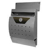 thumbnail of Briefkasten Wandbriefkasten Postkasten Postfach inkl Zeitungsrolle Dunkelgrau V2