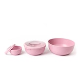 thumbnail of Conjunto 3 Bowls AMUSE com tampa (200ml+1000ml+2000ml) - cor PINK