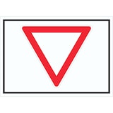thumbnail of Schild Vorfahrt gewähren Symbol A5 (148x210mm)