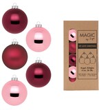 thumbnail of 36 Weihnachtskugeln 4cm Glas Christbaumkugeln Weihnachtsbaumkugeln klein beere
