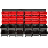 thumbnail of tectake Stapelboxen wandrek 31 vakken - Set van 2 - 406103