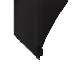 thumbnail of TexDeko Stretch Biertischhussen für Bierzeltgarnitur 220 x 50cm Festzeltgarnitur | verstärkte Beintaschen bügelfrei waschbar (Schwarz)