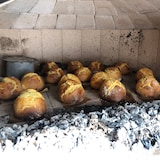 thumbnail of Horno leña Olympus Mons Pro 110 negro, aislado y con puerta de extracción total