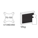 thumbnail of Novus SKY 12N TV Wandhalter für Wohnmobil arretierbar