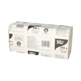 thumbnail of PAPSTAR 250 Blatt Handtuchpapier V-Falz 23 cm x 25 cm natur Zick Zack, 1-lagig