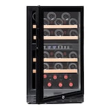 thumbnail of Vinoteca Vinobox 40 2T negra 33 botellas 2 temperaturas, de 5º a 10º y de 10º a 18ºC, 90 W, 4 baldas de madera extraíble