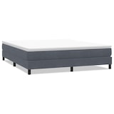 thumbnail of vidaXL Boxspringbett ohne Matratze Dunkelgrau 180x210 cm Samt