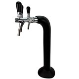 thumbnail of BieTal® Classic Cobra Schanksäule Zapfsäule 3-leitig 7mm schwarz & Schankhähne