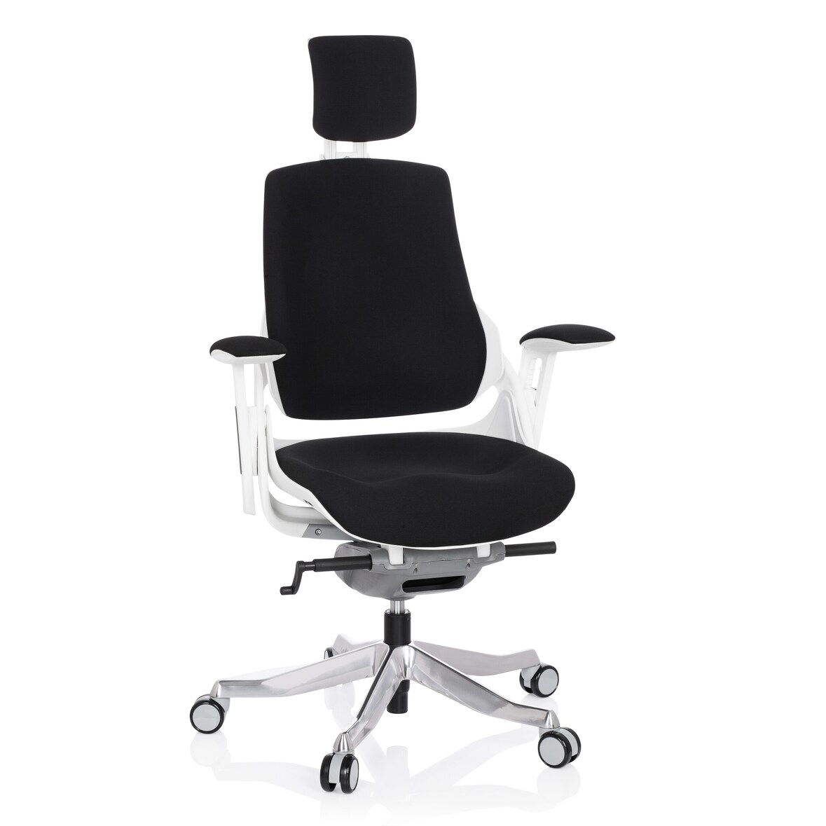 Bürostuhl / Drehstuhl SPEKTRE Stoff schwarz hjh OFFICE