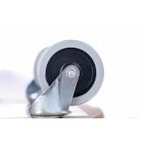 thumbnail of aro Carro de transporte redondo, MDF / TPE + PP, Ø 38 x 11 cm, com 4 rodas, castanho