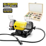 thumbnail of TROTEC Doppelschleifmaschine PBGS 10-120 | 120W Doppelschleifer inkl. flexibler Welle