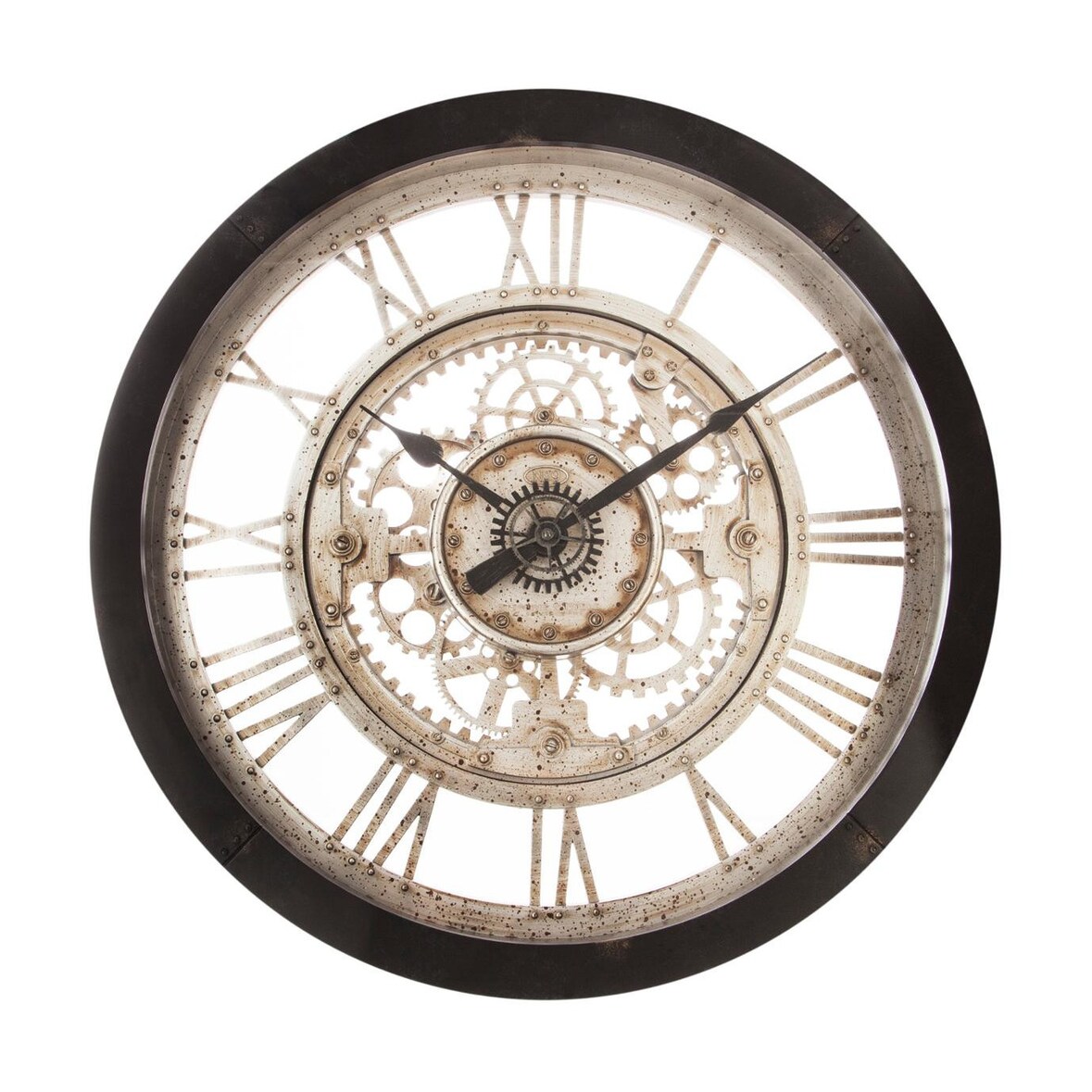 Atmosphera - Relógio mecânico Ø61x7cm, plástico, preto