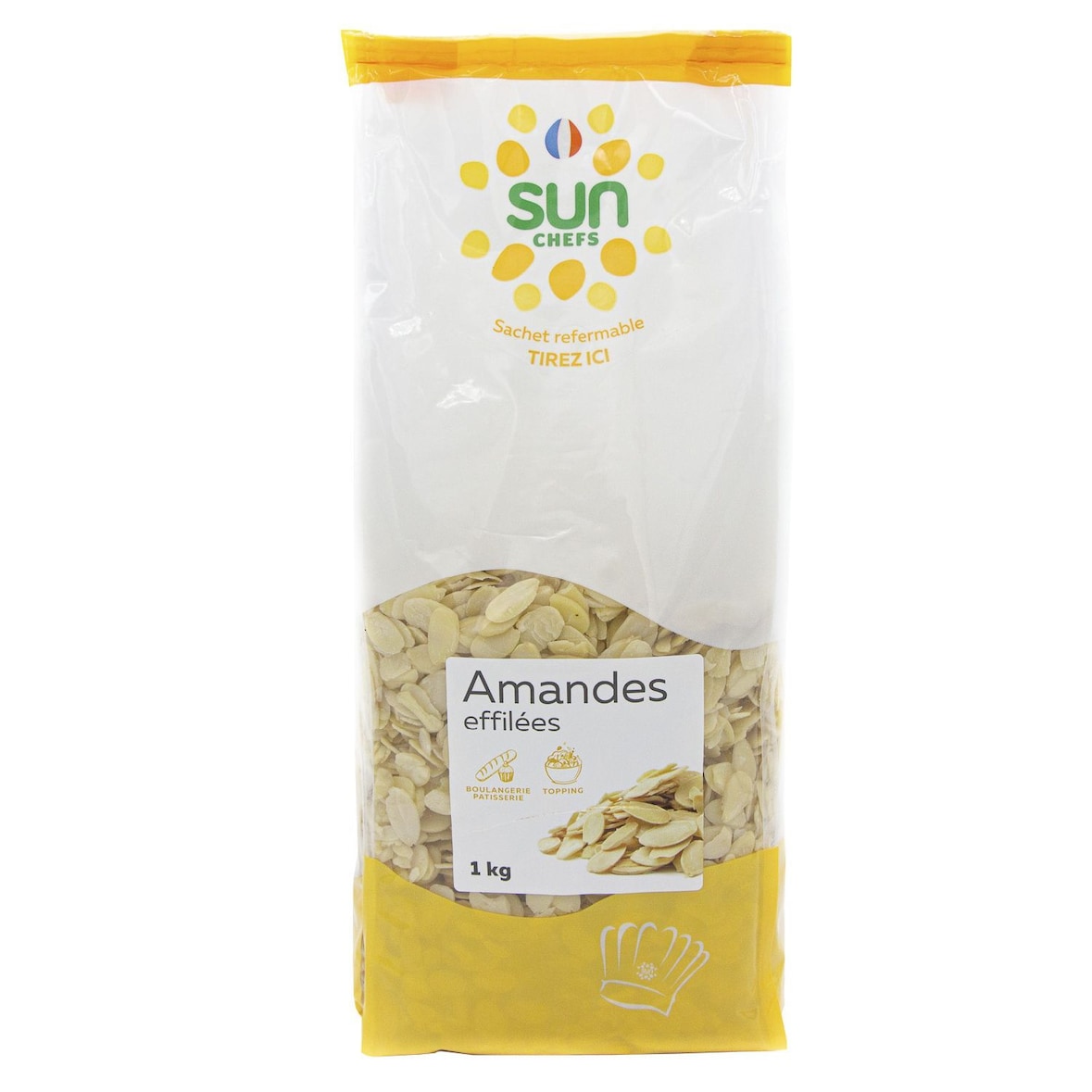 Amandes effilées 6x1kg Sun Chefs