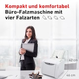 thumbnail of IDEAL Falzmaschine 83060011 4Falzarten 115 Bl./Min. hellgrau