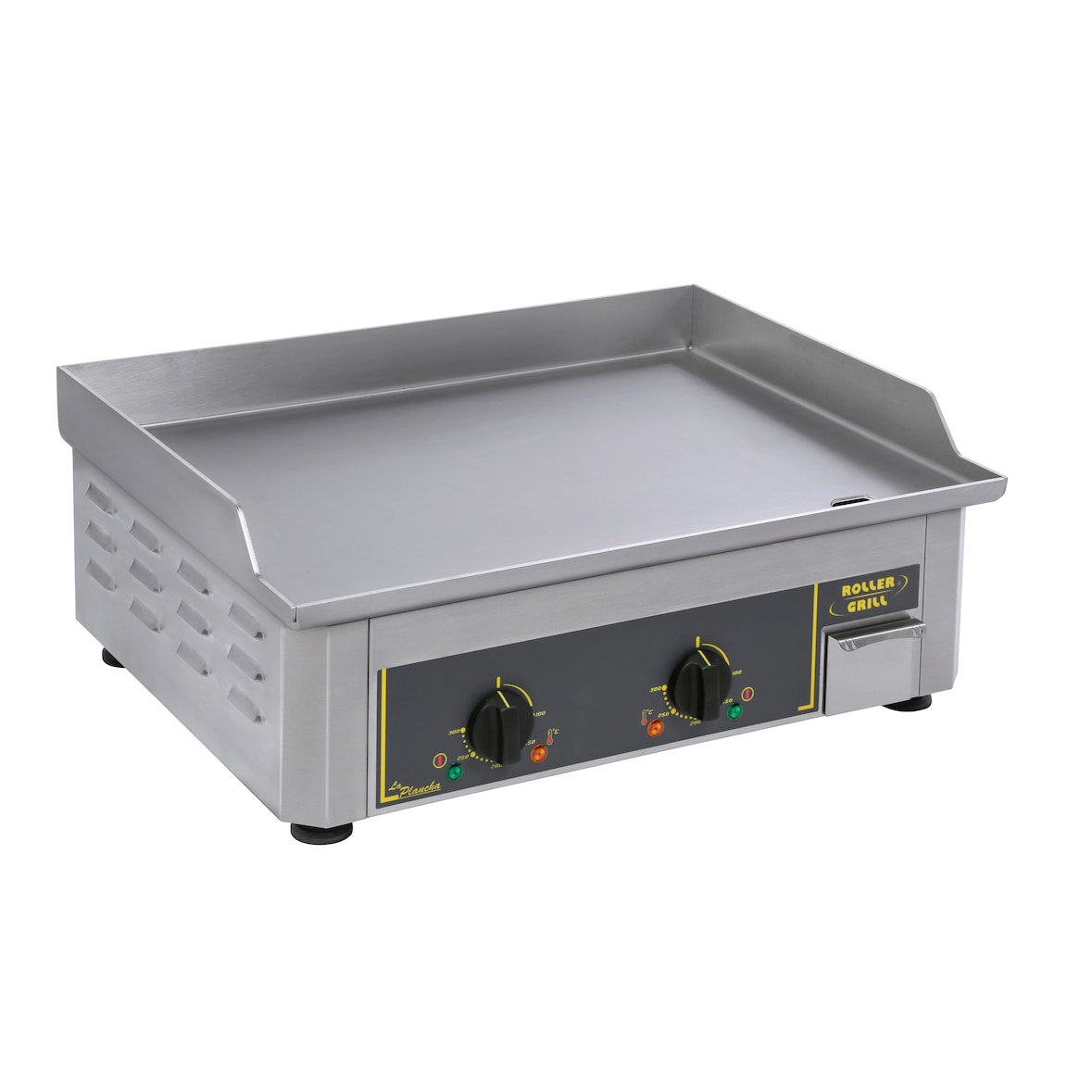 Roller Grill plancha professionnelle inox électrique, 2 zones de cuisson, PSI 600 E