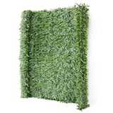 thumbnail of Balkonsichtschutz N77, Sichtschutz Windschutz Verkleidung für Balkon Terrasse Zaun ~ 500x100cm Tanne hell