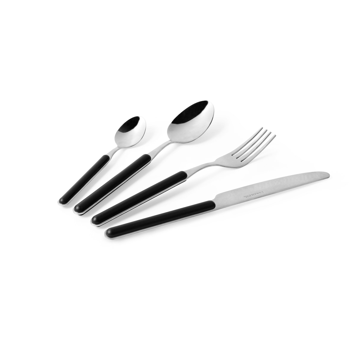 Excelsa set de 24 cubiertos Eclipse acero negro