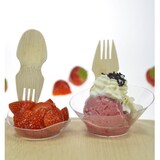 thumbnail of MONOUSO - Tenedor Spork Bambú Degustación 9cm en caja (20 Uds)