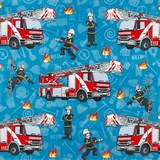 thumbnail of Home Fashion, Fire Fighter, Lunch-Servietten aufgefaltetes Maß 33 cm x 33 cm, im Viertelfalz, 20 Stück pro Pack, 12 Pack pro Karton