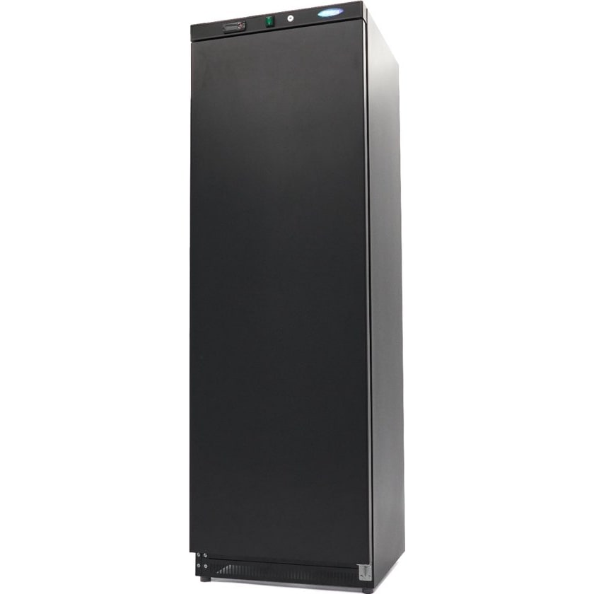 Congélateur - 400L - 6 étagères fixes - Noir