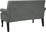 thumbnail of vidaXL Sitzbank mit Rückenlehne Dunkelgrau 120x62x75,5 cm Stoff