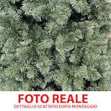 thumbnail of Albero Di Natale 270 Con Sacca 2243 Rami Foltissimo Rami A Gancio Base A Croce In Metallo Doppia Foglia Colorata In PVC (270 Cm, 2243 Rami)